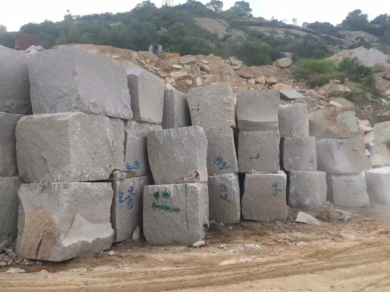 G603 granite raw blocks